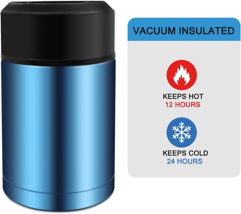 Zalaxt 35oz Insulated Lunch Container Leak Proof Vacuum Thermal Flask - Image 2